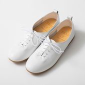 TRAD+/撥水ソフトレザーレースアップシューズ